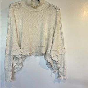 We the free cream Turtleneck Sweater